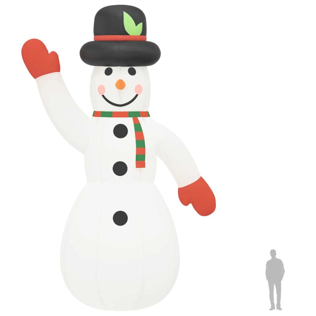 33 Foot Christmas Inflatable Snowman with LEDs inside - Mercantile Mountain
