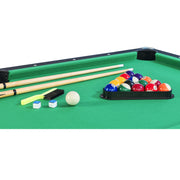 6-ft Pool Table with Table Tennis Top - Black with Green Felt - Mercantile Mountain