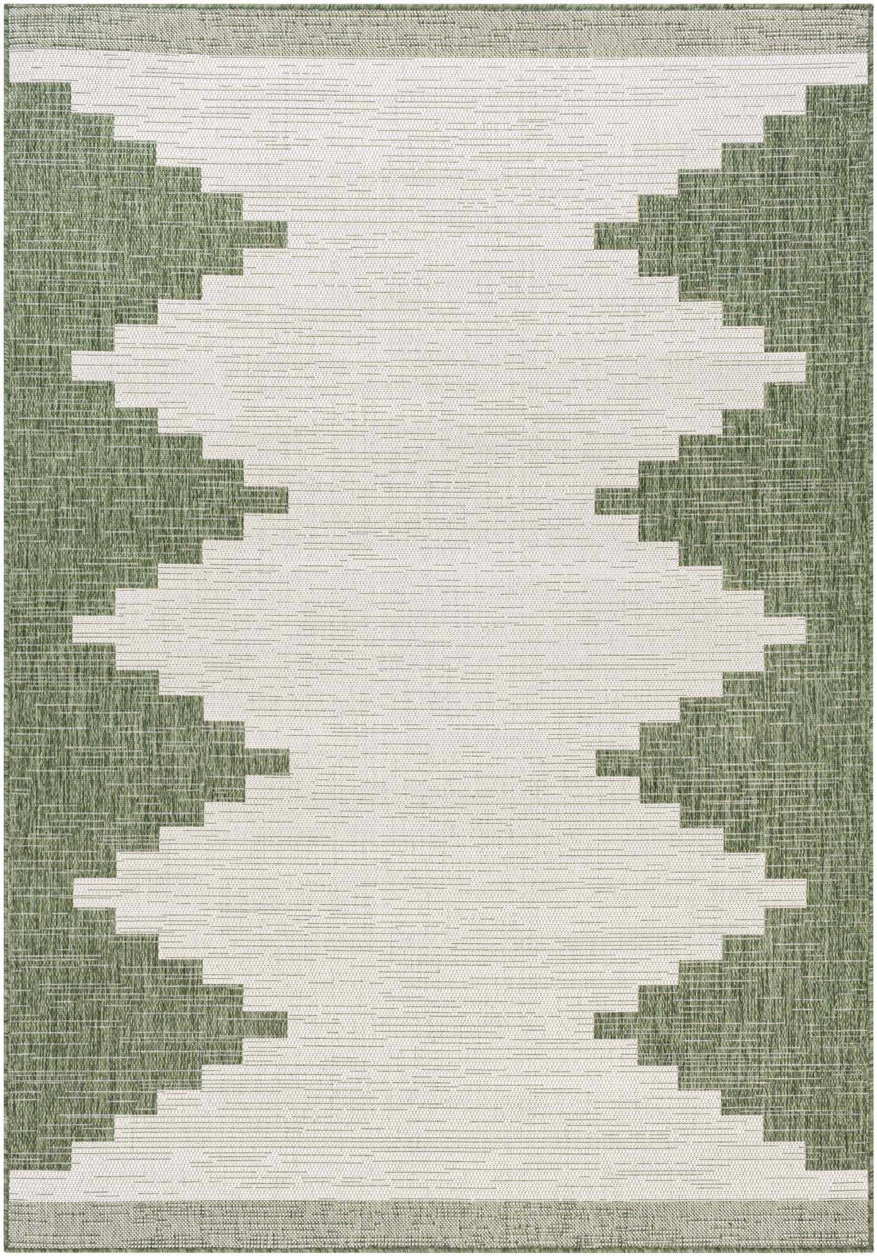 Djugun Green Indoor & Outdoor Rug - Mercantile Mountain