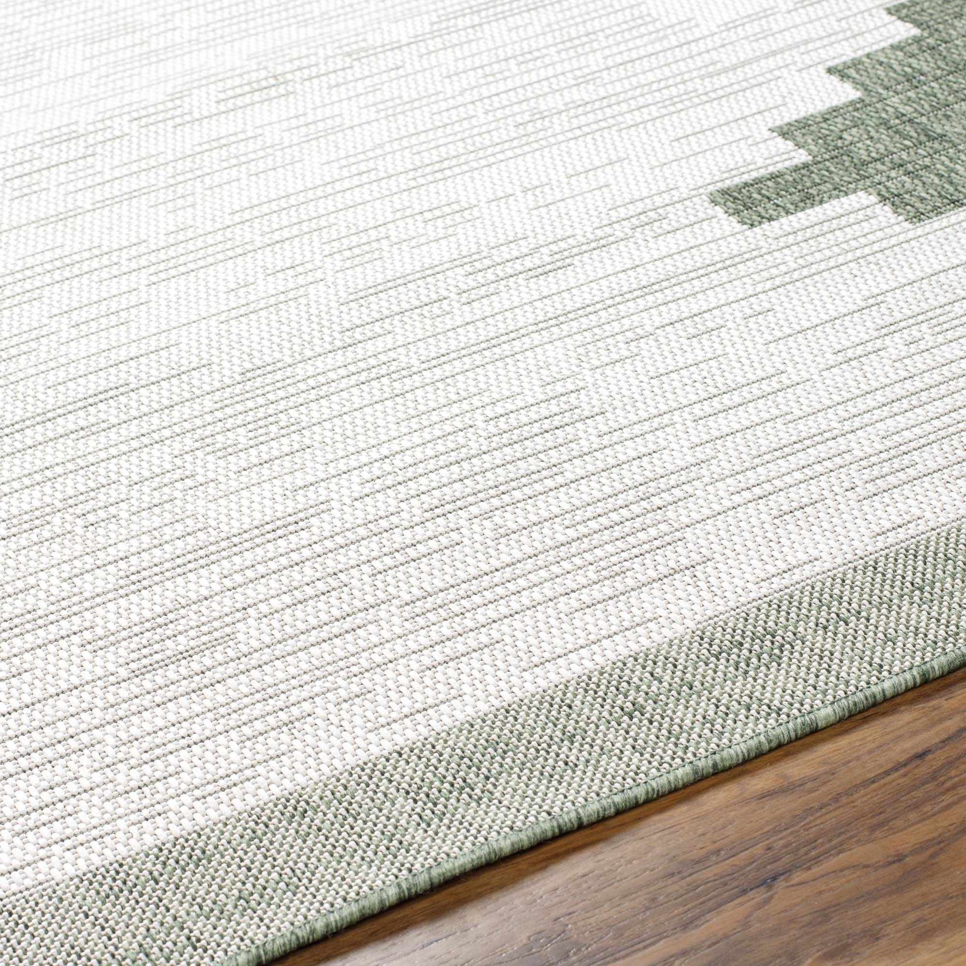 Djugun Green Indoor & Outdoor Rug - Mercantile Mountain