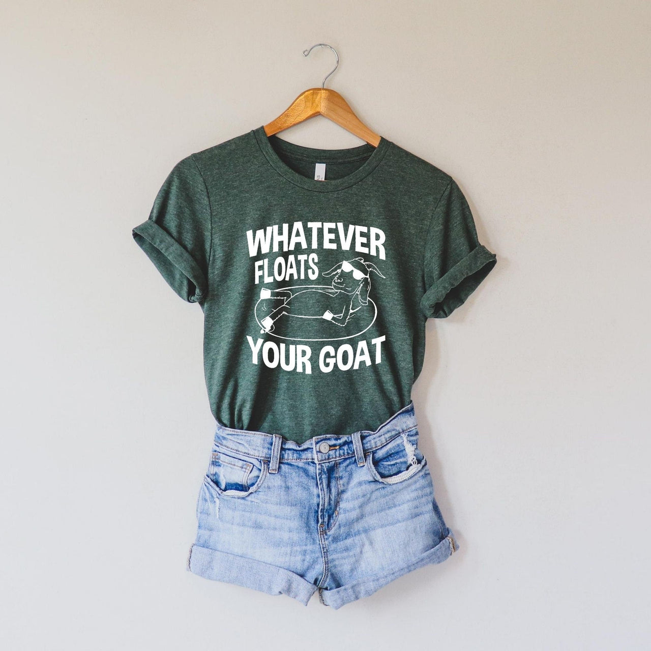 Hilarious Goat Shirt for Floating the River - Mercantile Mountain