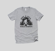 Bigfoot Camping Shirt for Men, Sasquatch - Mercantile Mountain