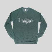Fish Sweatshirt, Fishing Crewneck, Sweatshirt for Men, Sweatshirt for - Mercantile Mountain