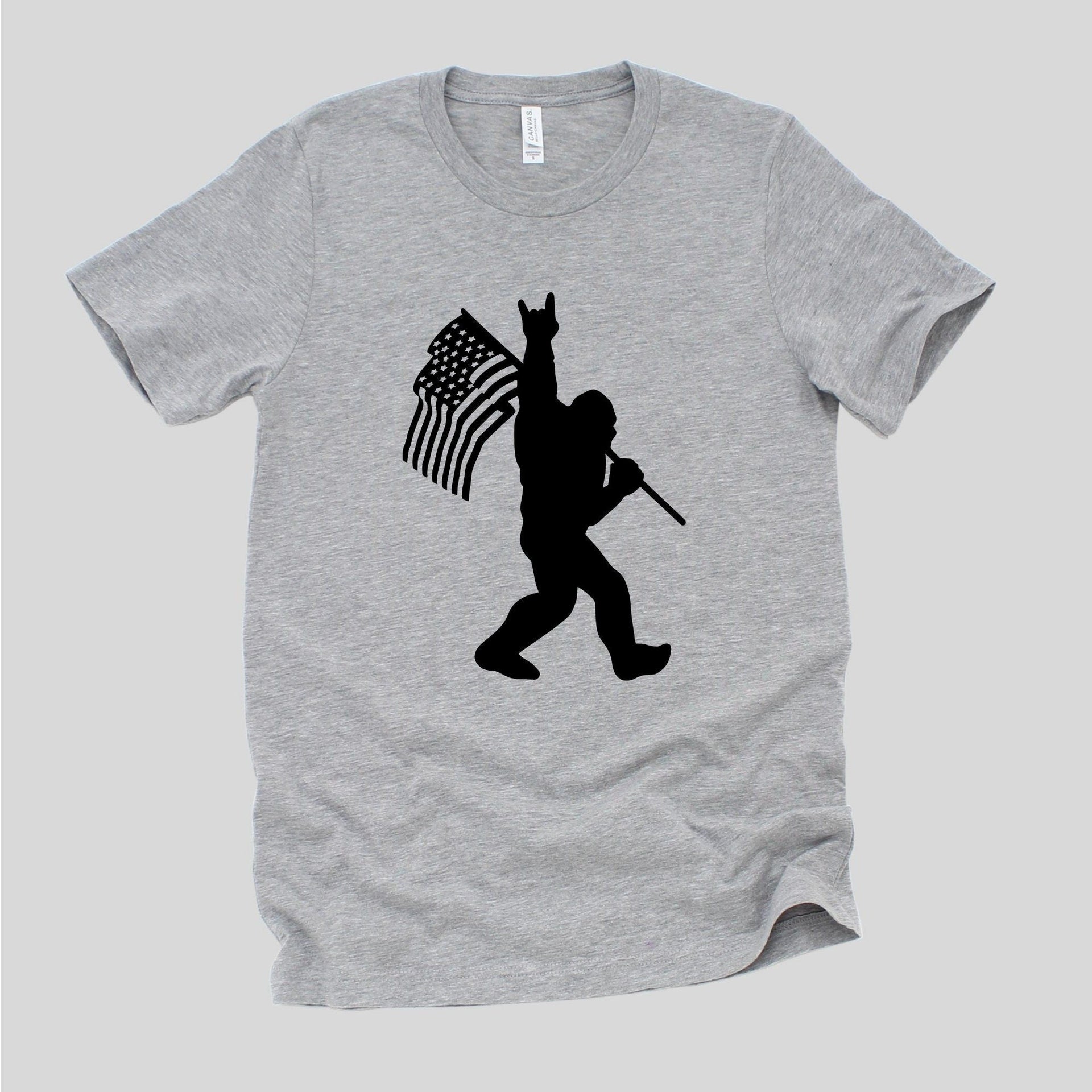 Patriotic Bigfoot Shirt - Mercantile Mountain