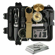 14 in 1 Outdoor Emergency Survival And Safety Gear Kit Camping - Mercantile Mountain