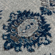 Istanbul Medallion Blue Area Carpet - Clearance - Mercantile Mountain