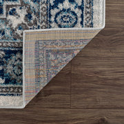 Istanbul Medallion Blue Area Carpet - Clearance - Mercantile Mountain