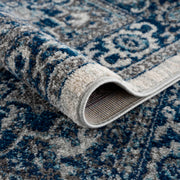 Istanbul Medallion Blue Area Carpet - Clearance - Mercantile Mountain