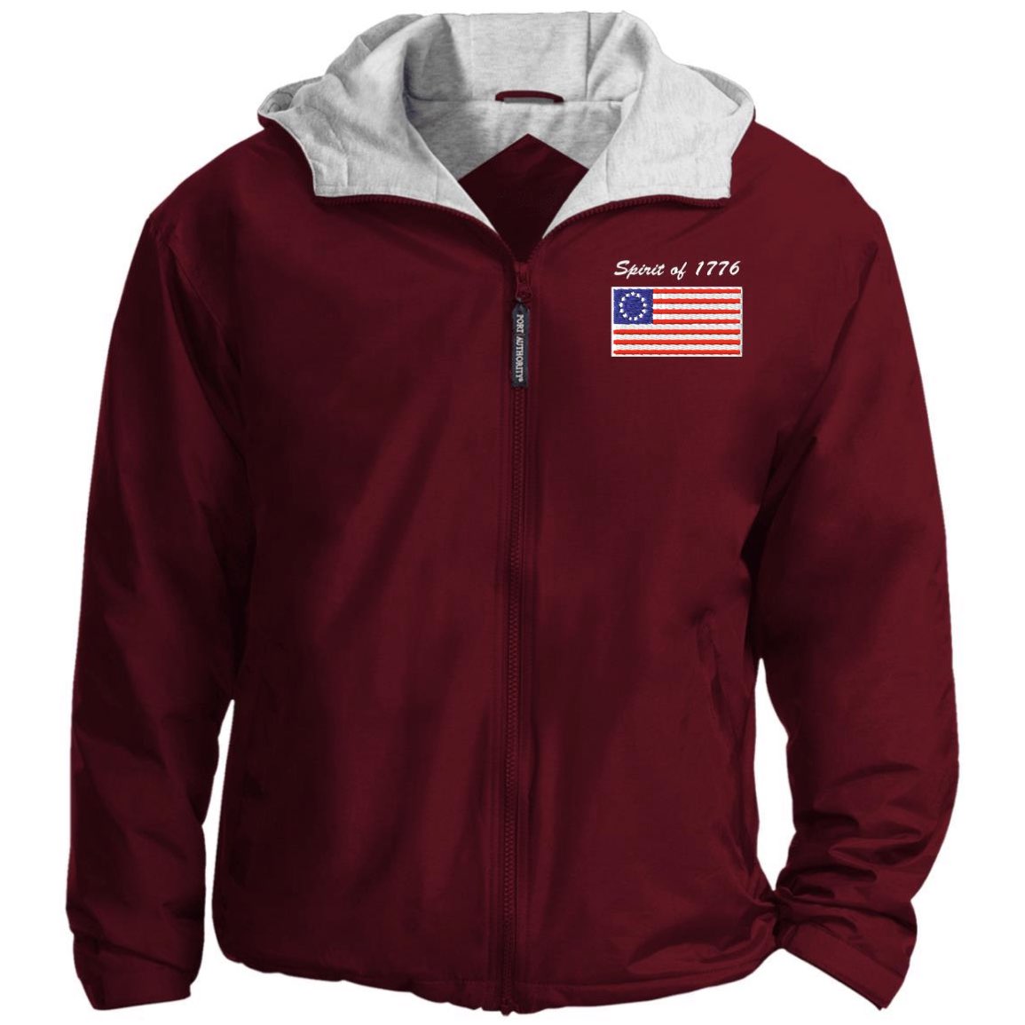 Spirit of 1776 Port Authority Team Jacket Hoodie Embroidered - Mercantile Mountain