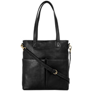 Pepper Medium Leather Tote With Sling Strap - Mercantile Mountain