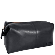 Hidesign Charles Leather Shave Toilet Travel Kit With Waterproof Interior - Mercantile Mountain