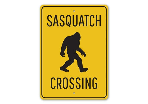 Sasquatch Crossing Sign - Mercantile Mountain