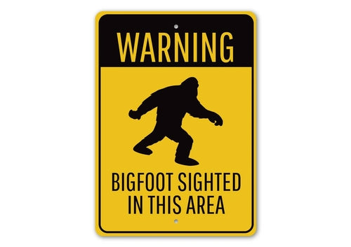 Bigfoot Sighted Sign - Mercantile Mountain