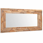 Decorative Teak Wood Mirror Rectangular - Mercantile Mountain