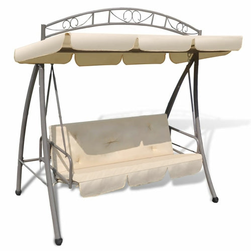 Outdoor Convertible Swing Bench with Canopy - Mercantile Mountain