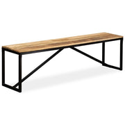 Bench Solid Reclaimed Wood 43.3"x13.8"x17.7" - Mercantile Mountain