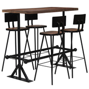 Bar Set Table and Chairs Solid Reclaimed Wood - Mercantile Mountain