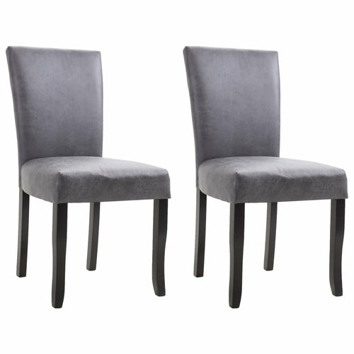 Dining Chairs Set Faux Suede Leather - Mercantile Mountain
