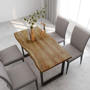 Dining Table Solid Acacia Wood - Mercantile Mountain