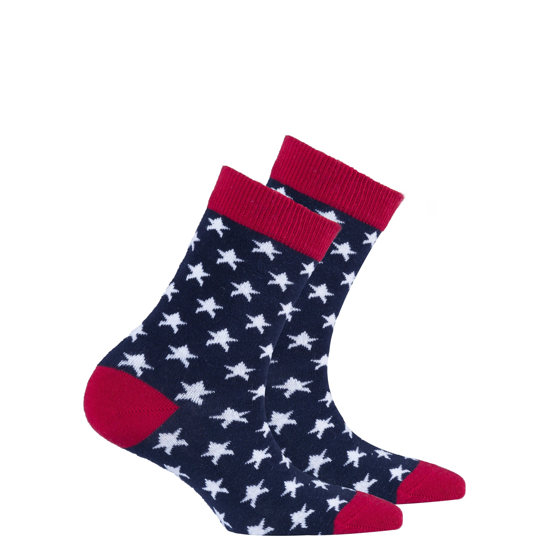 Kids Usa Patriotic Stars Socks - Mercantile Mountain