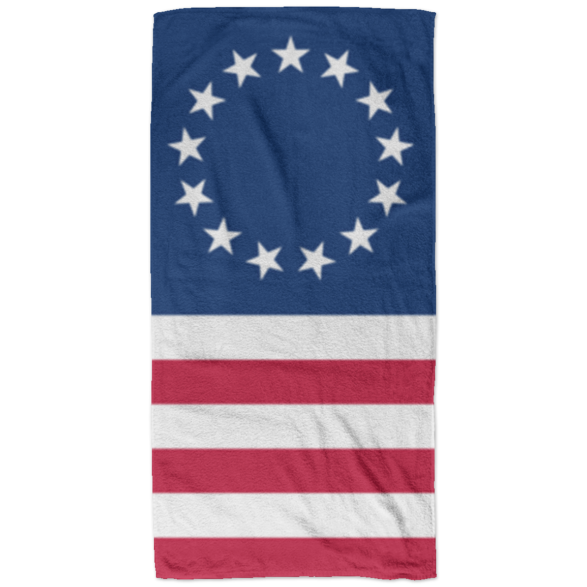 1777 American Flag Beach Towel - 32x64 - Mercantile Mountain