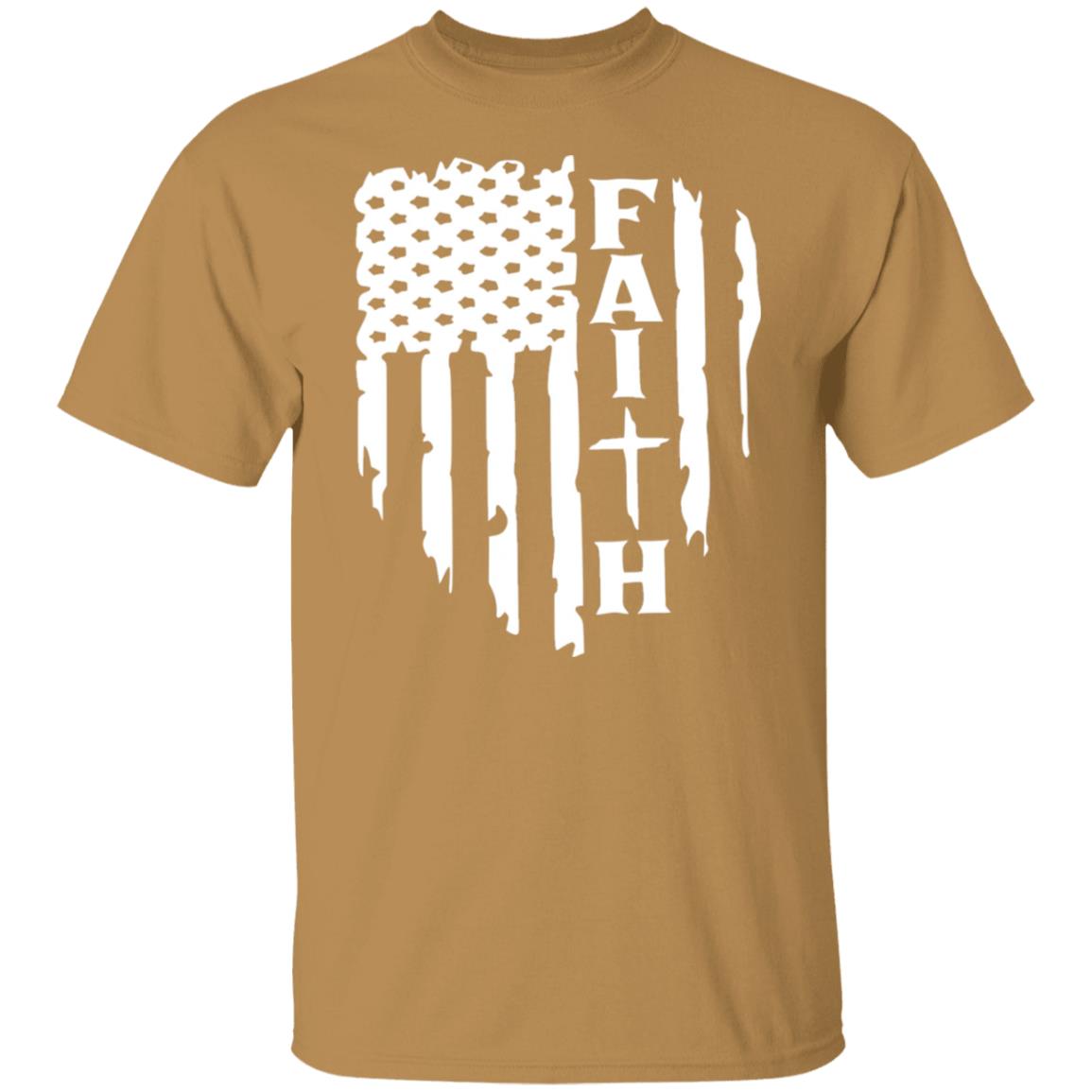 Faith Flag 5.3 oz. T-Shirt Unisex - Mercantile Mountain