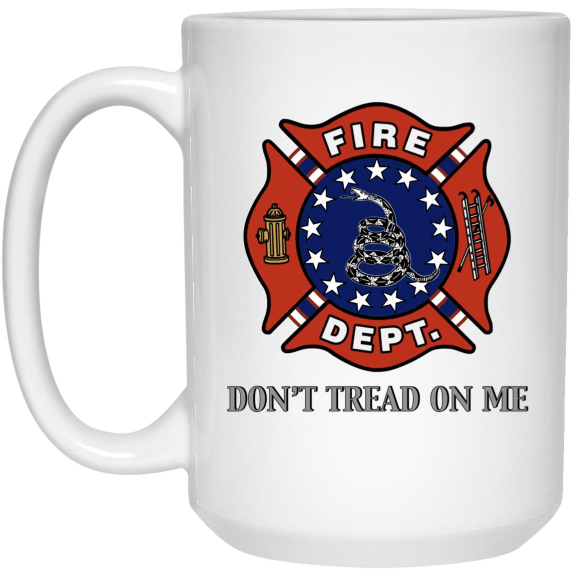 Fireman Freedom 15 oz. White Mug - Mercantile Mountain