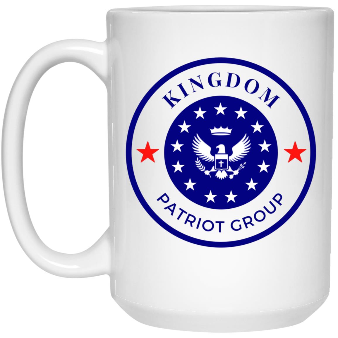 Kingdom Patriot Group  15 oz. White Mug - Mercantile Mountain