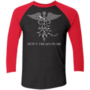 Medical Freedom Tri-Blend 3/4 Sleeve Raglan T-Shirt - Mercantile Mountain