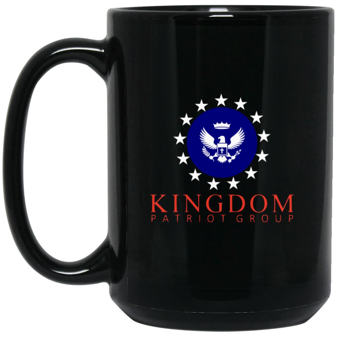 Kingdom Patriot Group 15 oz. Black Mug - Mercantile Mountain