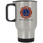 Fireman Freedom Silver Stainless Travel Mug - Mercantile Mountain
