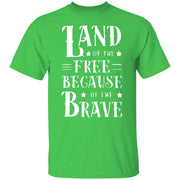 Land of the Free 5.3 oz. T-Shirt Unisex - Mercantile Mountain