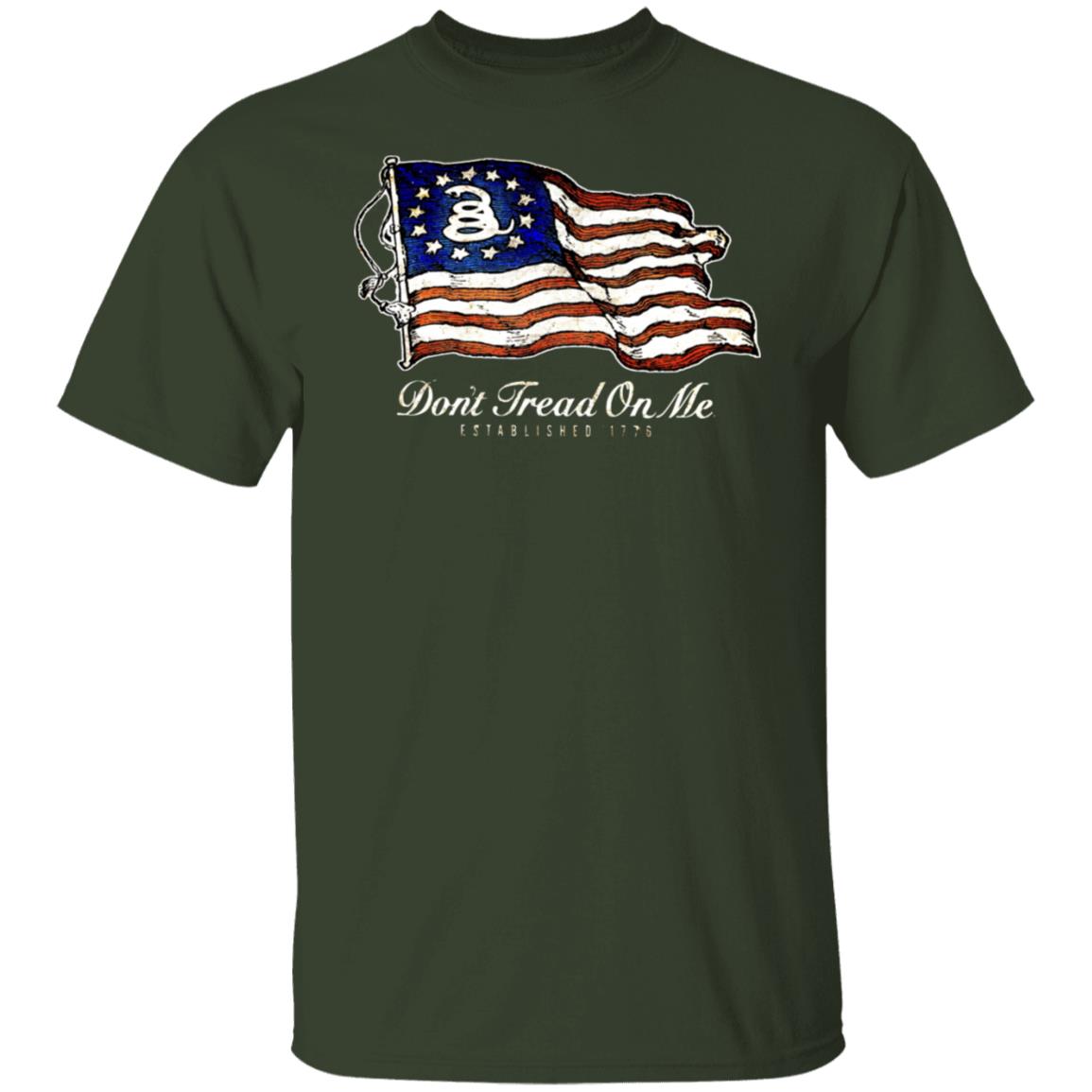 Don't Tread On Me 5.3 oz. T-Shirt Unisex - Mercantile Mountain