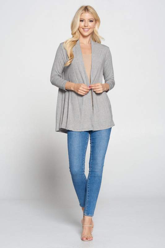 Viscose From Bamboo Jersey Knit Cardigan - Mercantile Mountain