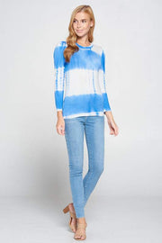 Tie Dye Top with Puff Sleeves - Mercantile Mountain