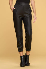 Faux Leather Pants with Pockets - Mercantile Mountain