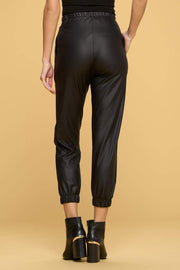 Faux Leather Pants with Pockets - Mercantile Mountain
