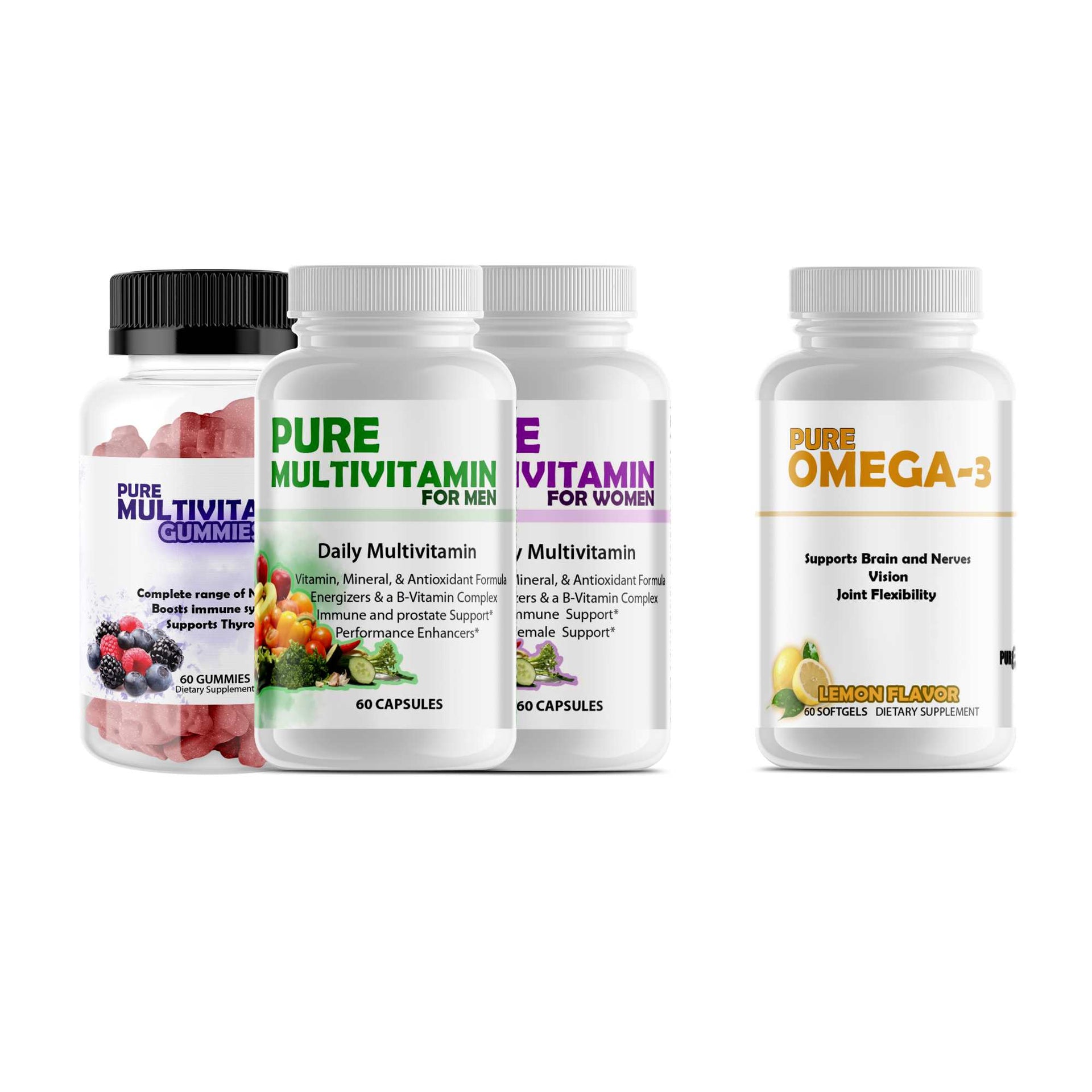 Pure Multivitamins + Omega 3 Bundle