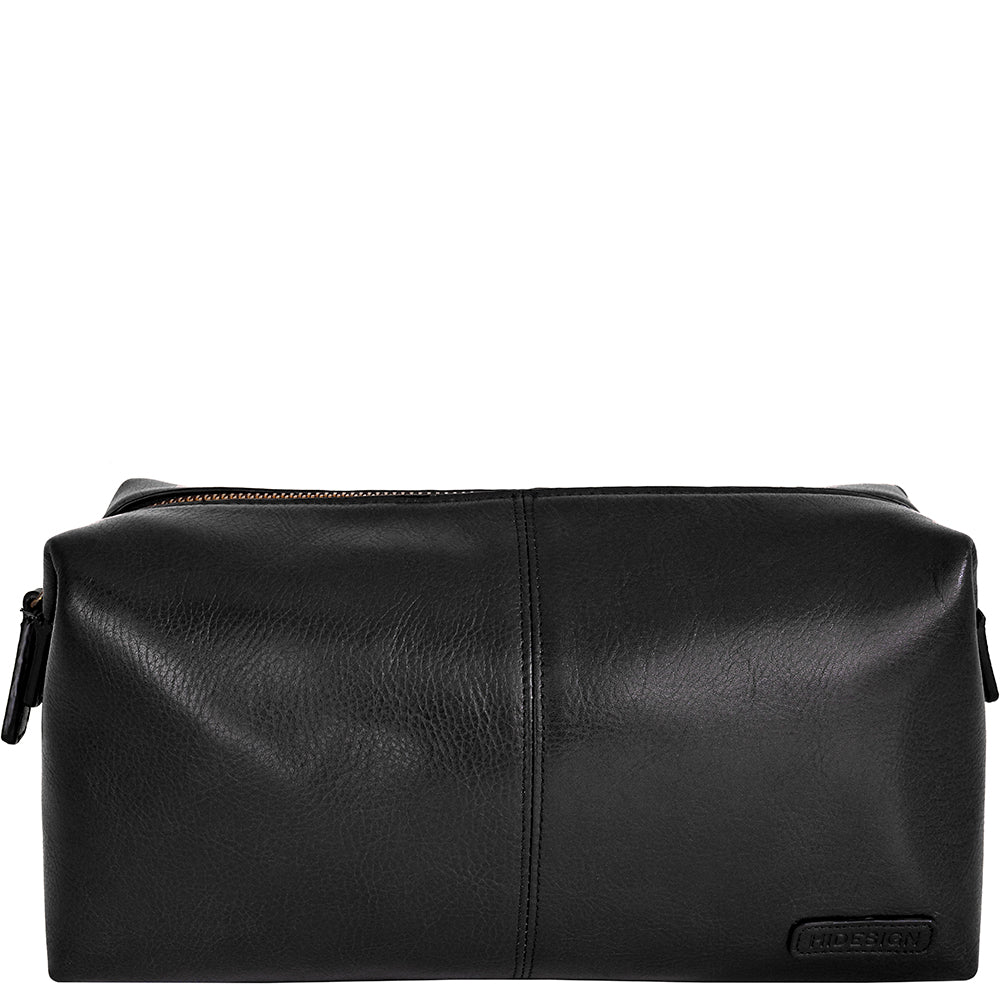 Hidesign Charles Leather Shave Toilet Travel Kit With Waterproof Interior - Mercantile Mountain