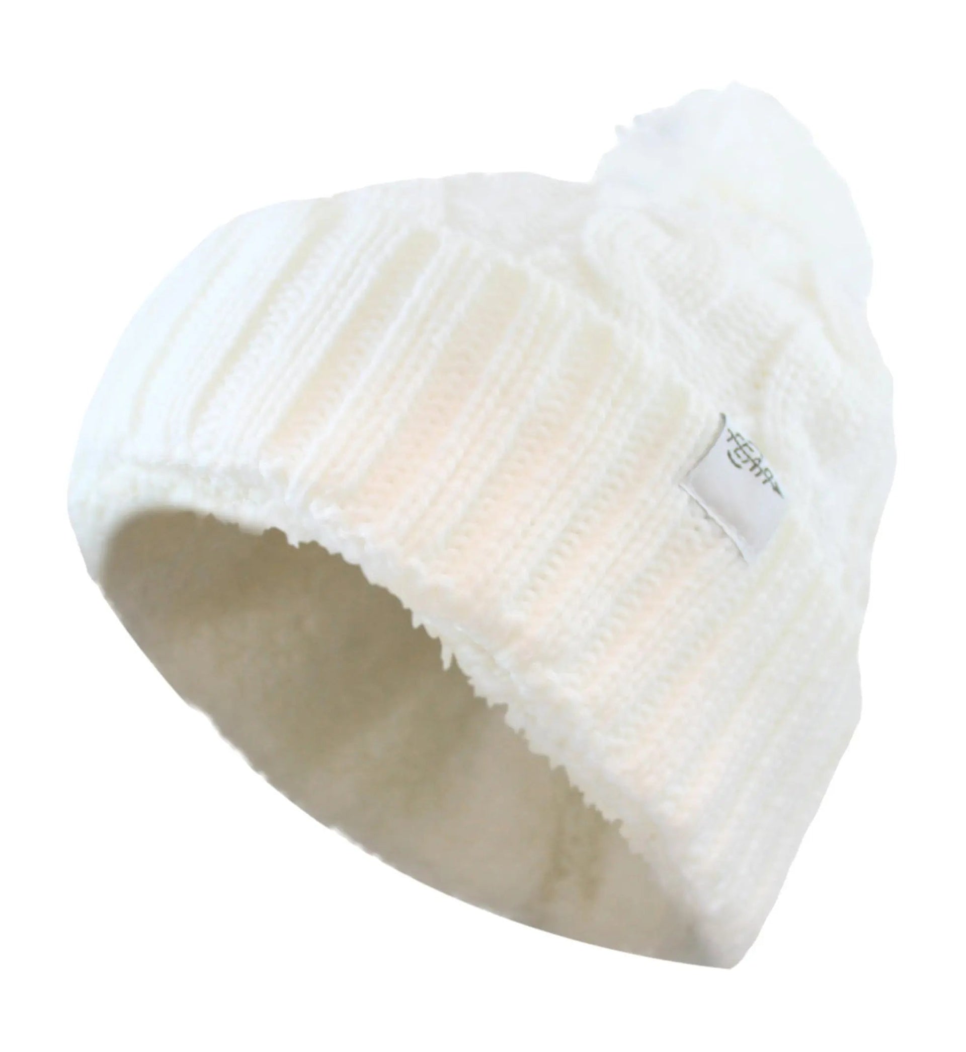Fear0 NJ Warmest Plush Insulated Cuff Knit Pom Women Winter Beanie Hat - Mercantile Mountain