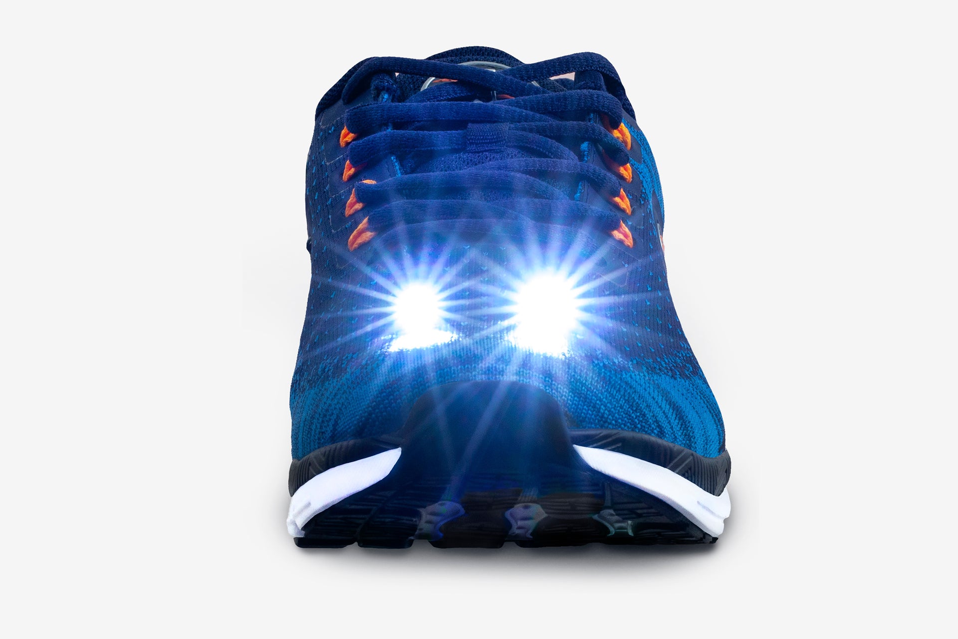 Men's Night Runner Shoes With Built-in Safety Lights - Mercantile Mountain