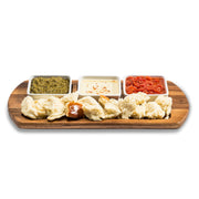 Charcuterie/ Serving Tray w/ 3 square ceramic bowls - Mercantile Mountain