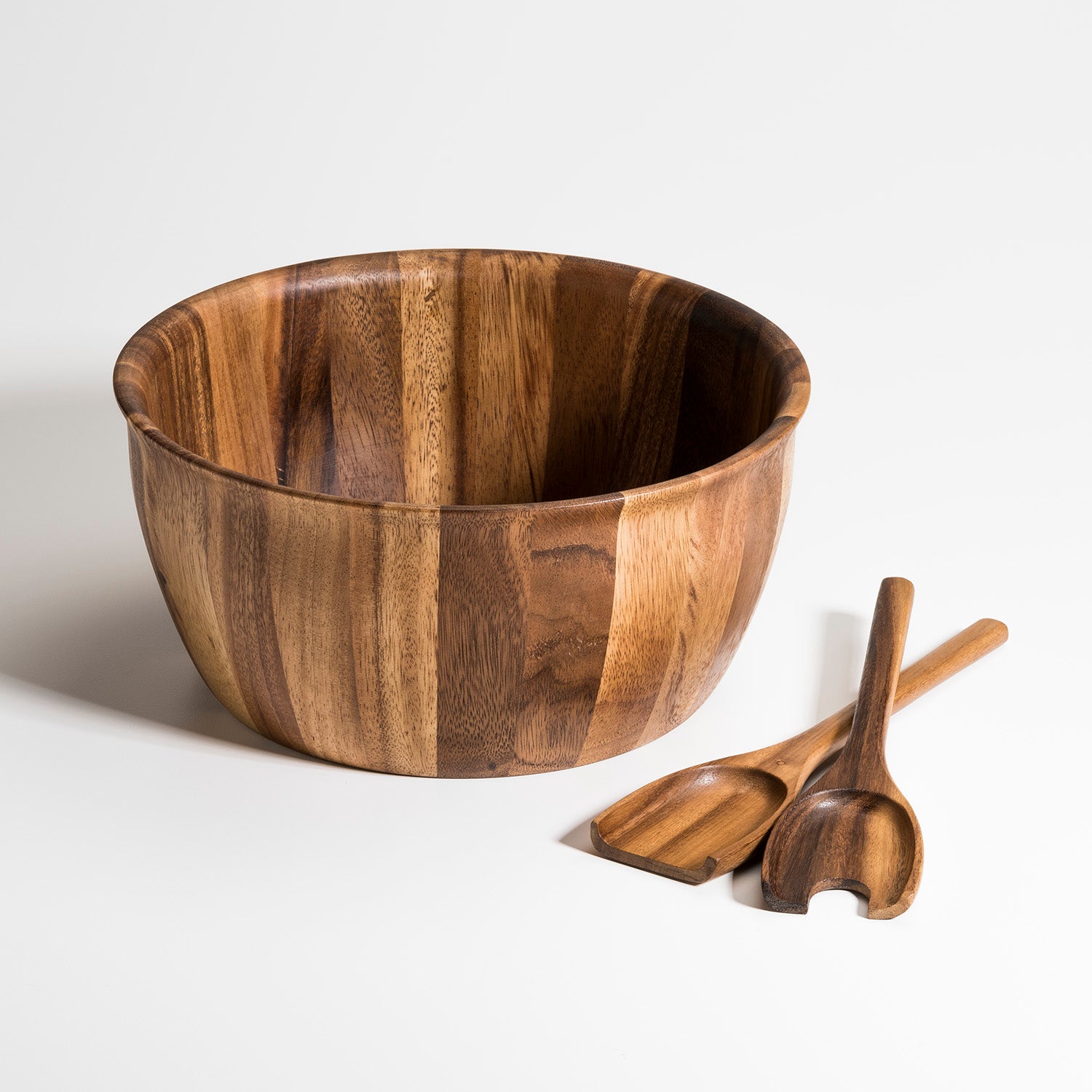 X-Large Salad Bowl with Servers - Mercantile Mountain