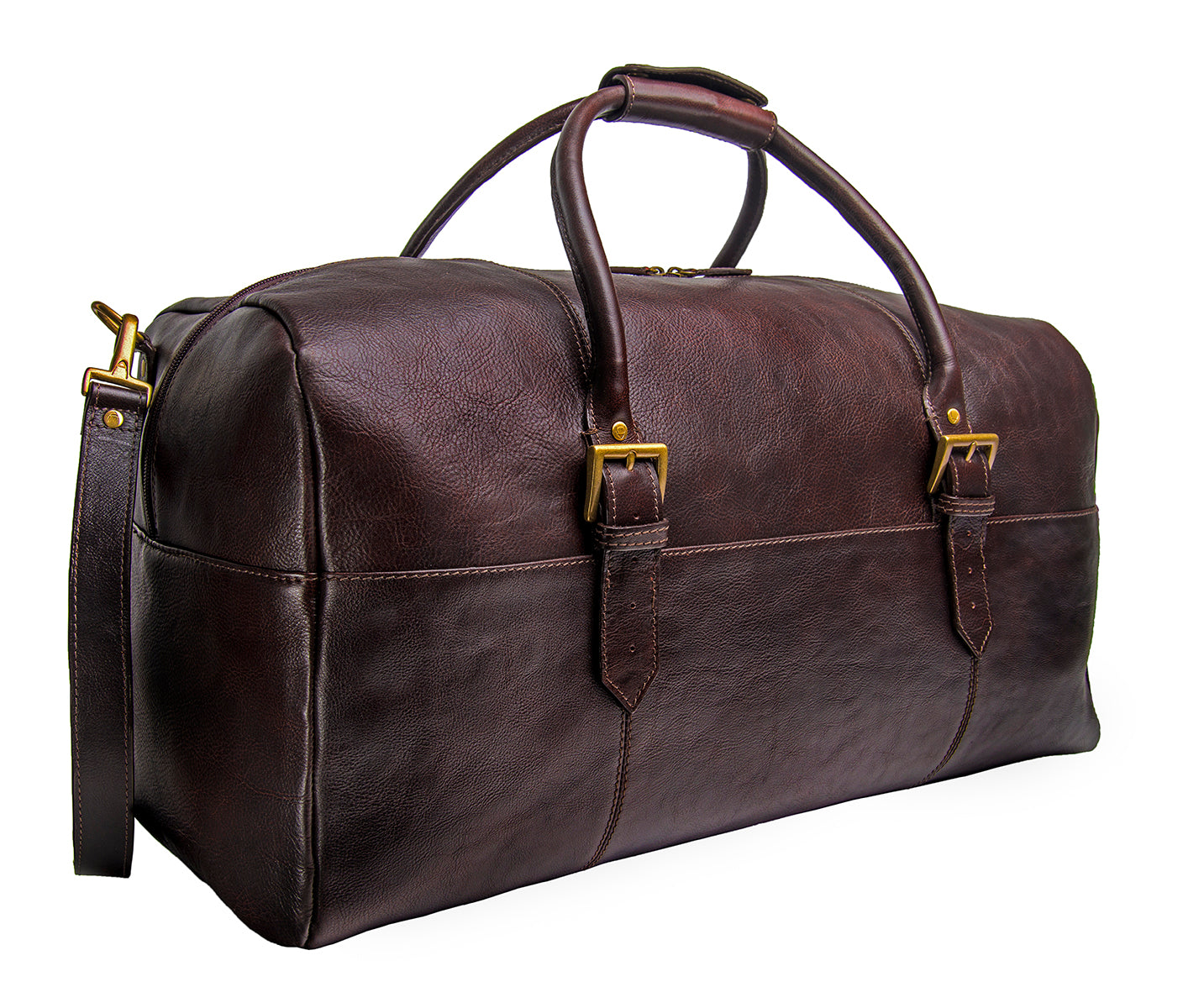 Hidesign Charles Leather Cabin Travel Duffle Weekend Bag - Mercantile Mountain