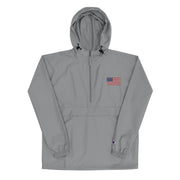 Champion Packable Jacket Embroidered American Flag - Mercantile Mountain
