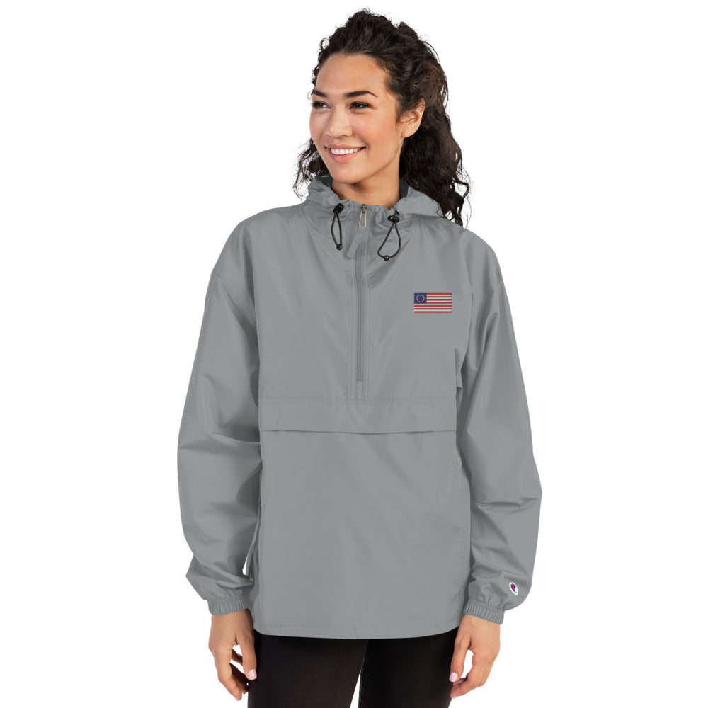 1777 Collection Embroidered Champion Packable Jacket - Mercantile Mountain