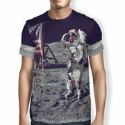 Moon Walk Men's T-Shirt - Mercantile Mountain